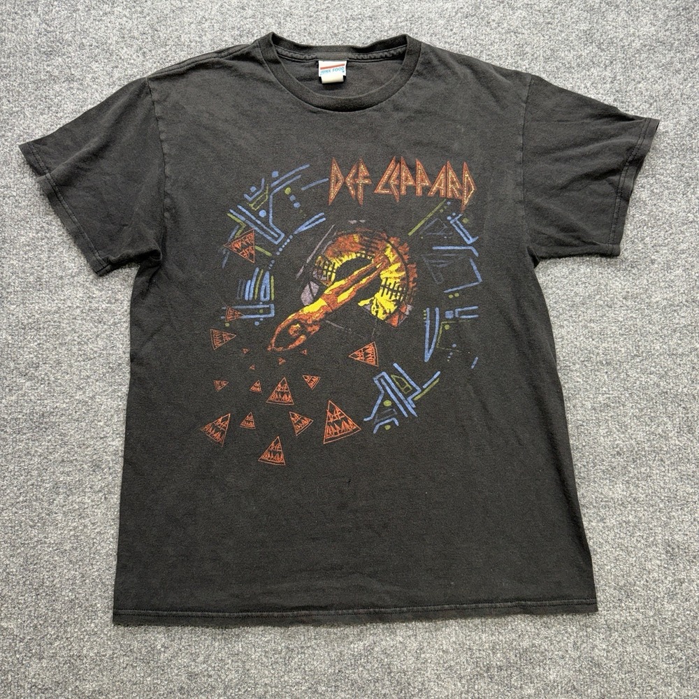 Junk‎ Food Tee Men's Def Leppard T Shirt Size Small 2017